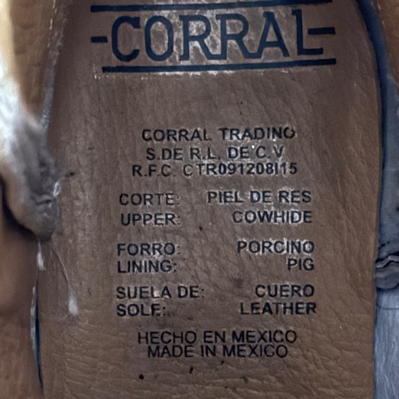 Corral Teen’s white glittered inlay snip toe cowboy boot - Picture 3 of 8